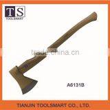 Fireman Axe Working Labour Felling Cuting Kitchen Hatchet With Wooden or Fiberglass Handle thumbnail-1