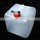 20L Collapsible Jerry Can Plastic Collapsible Jerry Cans With Screw Cap & Tap thumbnail-1