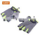 BOER Paired Fitness Sport Gym Exercise Weightlifting Women Half Finger Gloves Magic Tape Non-slip Sports Gloves thumbnail-1