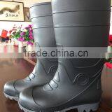 Steel Toe Safety Boots Pvc Work Shoes
