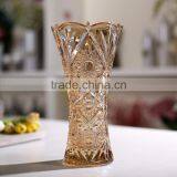 Attractive Indoor Flower Arrangement Container Clear Glass Vase for Wedding thumbnail-1
