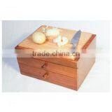 Pine Cutting Board With 2 Drawers thumbnail-1