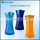Reuseful PVC flower vase,folded vase for flower