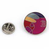 Promotion Custom Metal Company Logo Pin Round Name Button Badge thumbnail-4
