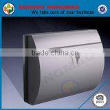 Stainless Steel Mailbox With Newspaper Holder in the Back thumbnail-1