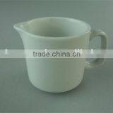 Milk Jug,stock Cheap Plain White Ceramic Milk Jug With Handle 100ML thumbnail-1