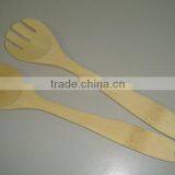 High quality best selling eco friendly spun bamboo colored salad server from Vietnam