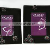 Hot Sale Polyresin Shinny Black And White Photo Frame Made With Swarovski Elements thumbnail-3