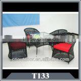 Outdoor Wicker Coffee With 4 Chairs thumbnail-1