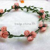 Wire Wreath Frame Flower Head Band thumbnail-1