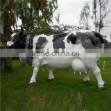 Hot Sale Promotion Resin Craft Fiberglass Life Size Cow Statue thumbnail-4