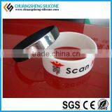 Engravable Stainless Steel Metal Plate Kids Cool Silicone Bracelets thumbnail-1