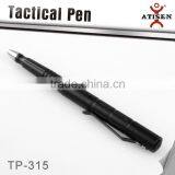 Tactical Pen With Steel Tip Glass Breaker/Self Defense Tool Black thumbnail-2