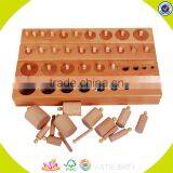 2017 New Design Toddlers Geometry Blocks Wooden Montessori Toys for 2 Year Old W12F009 thumbnail-2