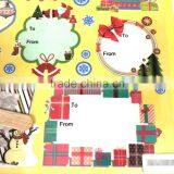 Gift Tag Rub-on Transfer Sticker, Gift Tag Sticker, Christmas Gift Sticker thumbnail-4