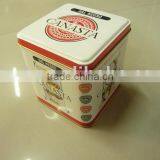 Square Tin Box for Poker Cards thumbnail-1