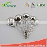 WCA248 High Quality 4 Picecs Stainless Steel Measuring Spoon Cup Cocktail Cup thumbnail-3