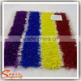 Wholesale Color Artificial Grass Landscaping Plastic Lawn Artificial Grass for Futsal Encryption Green Artificial Grass Factory thumbnail-1
