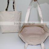 Hotsale 12 OZ Natural Canvas Reversible Bag With One Pocket thumbnail-6