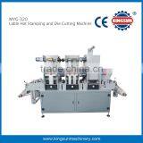 MYG-320 label holographic foil hot stamping and die cutting machine .