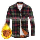OEM 2016 Fashion Check Latest Shirt Designs for Men , Fleece Casual Shirt Men thumbnail-3