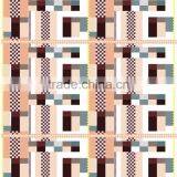 Thick Heavy Geometric Design Screen Stamped Plush Mink Royal Blanket Travel Blanket Fleece Blanket