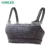 Oem Design Women's Fully Sublimation Print Quickdry Fitness Singlet Bra thumbnail-1