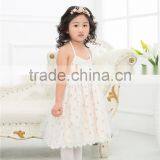 Newest Design Sling Fashion Kids Party Wear Girl Dress Baby Floral Backless Dress thumbnail-2