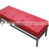 Beautiful Red Color Long Sofa Chair