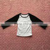 Black and White T-shirts Unisex T-shirts Round Color T-shirts Baby Patch T-shirt thumbnail-2