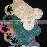 2017 Hot New Products For Pet Dog Crochet Pattern Pet Food Feeding Floor Mat Supplier thumbnail-2