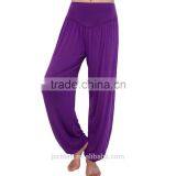 Breathable Cotton Soft Colorful Yoga Pants for Women thumbnail-3