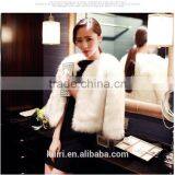 New Fashion 2016 Faux Fox Fur Coat Women Winter Medium Long Luxury Fake Fur Coats Female Jacket Overcoat Mex Mink Coat Ladies thumbnail-2