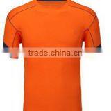 100% Polyester Plain Round Neck Blank Compression Men t Shirt thumbnail-4