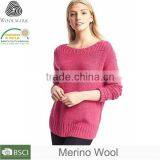 Women Sweater Wholesale Cotton V-neck Sweater thumbnail-4