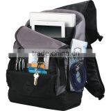 Pike 17" Computer Backpack - Large Main Compartment Holds Your Computer in a Padded Compartment and Comes With Your Logo. thumbnail-2