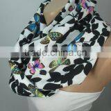 BUTTERFLY Print Scarf Shawl Animal Scarf Infinity Scarf Women Fashion Accessories Christmas Gift Ideas For Her thumbnail-6