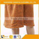 Wholesale Soft Hooded Adult Sleep Robe and Fleece Pajama thumbnail-3