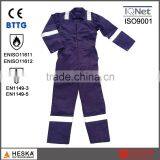ENISO11612 ENISO1149 FR Men's Safety Fire Fighter Wear Fire Retardant Coverall thumbnail-2