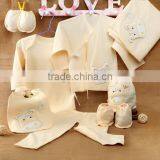 Spring Style Solid Color Animal Pattern Baby Gift Set Clothes thumbnail-3