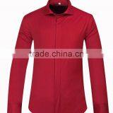 2017 New Style Solid Color Mens Shirt Long Sleeve thumbnail-2