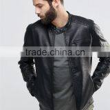 Shandao OEM Plain Design Long Sleeve Winter Men Leather Matte Top Coat thumbnail-2