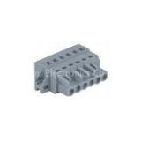 Gray 6, 18, 24 Pole MCS Female Connector SP450/SP458 With Fixing Flange