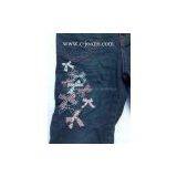 100% Cotton New Design Denim Jean Pant for Kids Girl. thumbnail-3