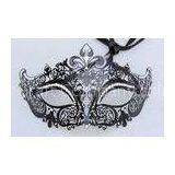 Swarovski Crystal Metal Venetian Masks , Eye Venetian Masked Ball