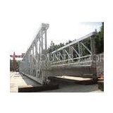 Prefabricated Modular Steel Bridge / Army Bailey Bridge High Strength
