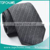 Korea Style Fashion Stripe Printing Men Neck Ties Skinny Cotton Tie thumbnail-2