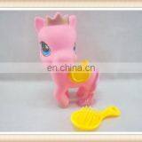 cute fairy plastic rubber horse toy