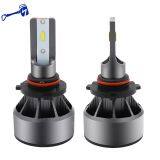 9007 HB5 6000LM CSP LED Headlight Conversion Kit, Hi/Lo Beam Headlamp, Dual Beam Head Light, Halogen Head Light Replacement, 6500K Xenon White, 1 Pair- 1 Year Warranty thumbnail-2