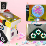 New Coin Operated Kids Prize Candy Game Machine, Lollipops Vending Machine Game For Sale thumbnail-2